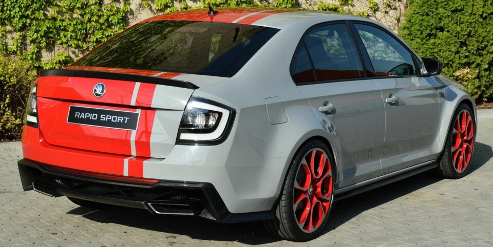 RAPID: Konseptet Skoda Rapid Sport. FOTO: Produsent