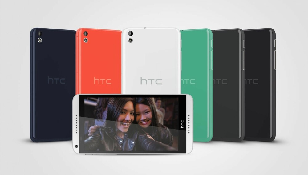 FARGERIK: HTC Desire 816 finnes i flere farger, men det kan virke som det ikke er så mange av dem tilgjenglig i norske nettbutikker.