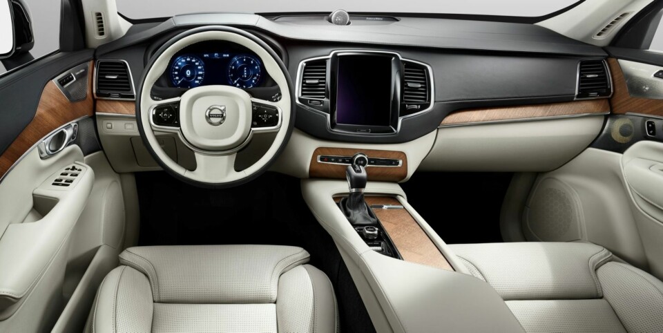 LITE KNAPPER: Nye Volvo XC90. FOTO: Volvo