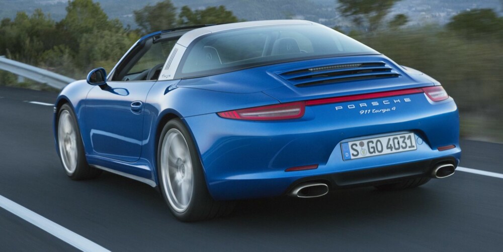 LINJELEKKER: Bare se på de linjene. Targa 4 er usedvanlig lekker. FOTO: Produsent LINJELEKKER: Bare se på de linjene. Targa 4 er usedvanlig lekker. FOTO: Produsent