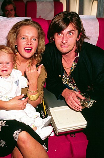 DET GLADE 80-TALLET: Anita Hegerland og rockestjernen Mike Oldfield fikk barna Noah og Greta (t.v.). Paret hadde flere hits sammen før de skilte lag.