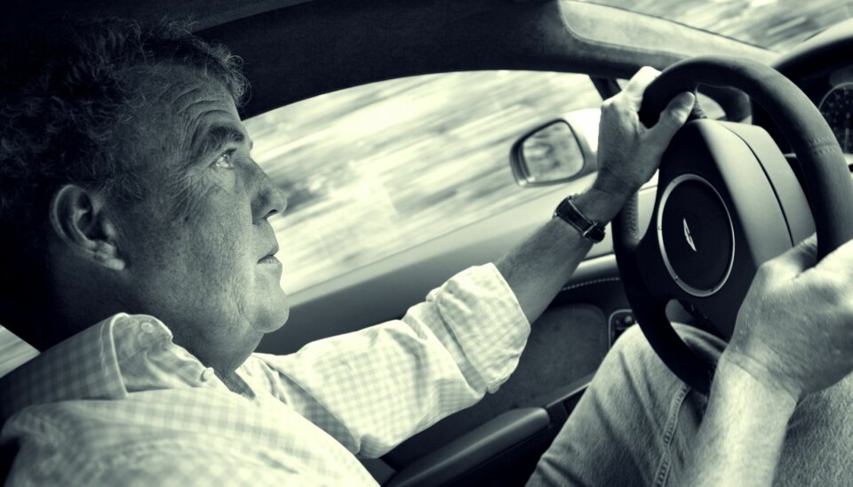 IKKE IMPONERT: Jeremy Clarkson har kjørt nye Maserati Quattroporte, og er ikke så veldig imponert. FOTO: Top Gear