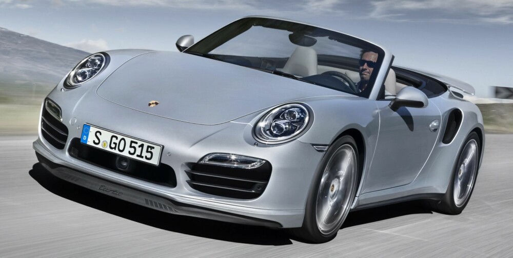 PORSCHE: Jeg synes 911 Turbo Kabriolet blir for hektisk. Det finnes bedre og billigere Porsche-modeller som byr på plenty med lyd og kjøreegenskaper. FOTO: POrsche PORSCHE: Jeg synes 911 Turbo Kabriolet blir for hektisk. Det finnes bedre og billigere Porsche-modeller som byr på plenty med lyd og kjøreegenskaper. FOTO: POrsche
