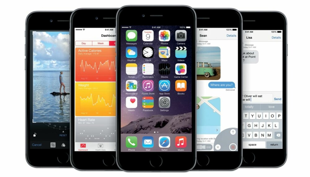 NYTT OS: iOS 8 ble klart for nedlasting i går kveld. Nå kan du oppdatere din iPhone og iPad.