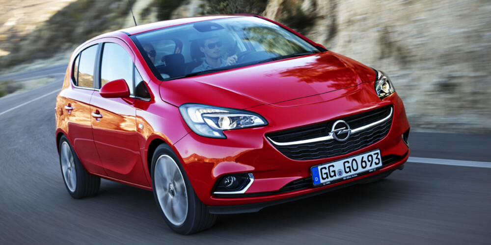 EFFEKTIV: Når det gjelder motor så kommer Corsa med Opels helt nye tresylindrede énliters Ecotec-motor med direkteinnsprøytning og turbolader.