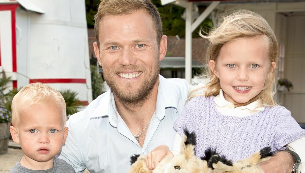 FAMILIEMANN: Nå som Thor har lagt opp, ser han frem til å tilbringe mer tid sammen med barna Niklas og Isabel. Her fra dyreparken i Kristiansand i sommer.