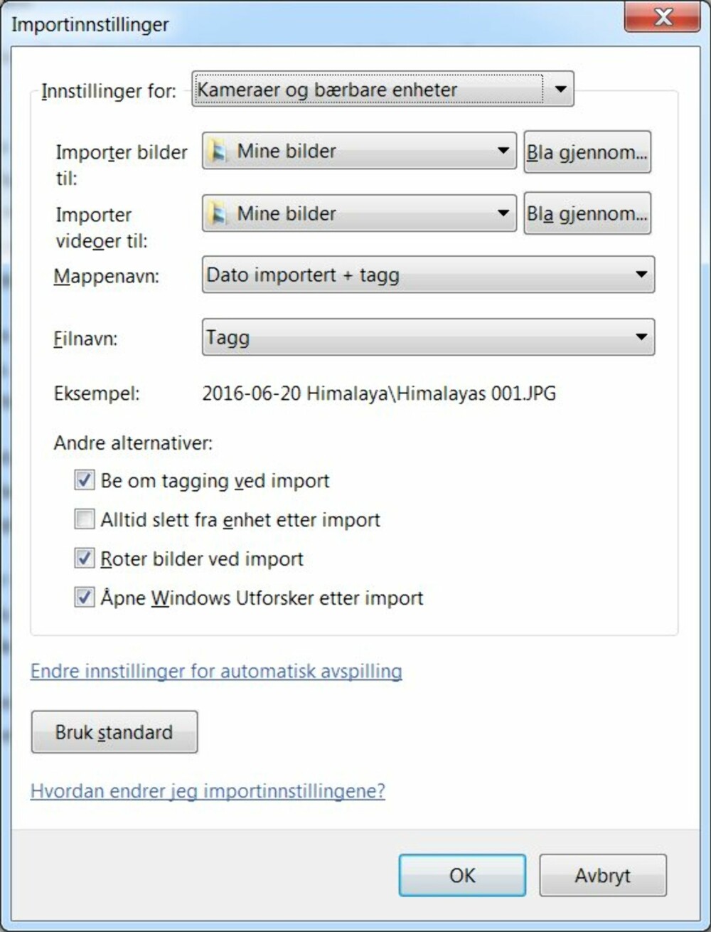 Bildeimport-funksjonen i Windows 10 er nyttig om du vil ha full kontroll med bildene dine.