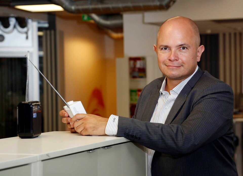 KOSTER: En videre drift av FM-nettet koster 200–250 millioner kroner i året. Ole Jørgen Torvmark er daglig leder i Digitalradio Norge.