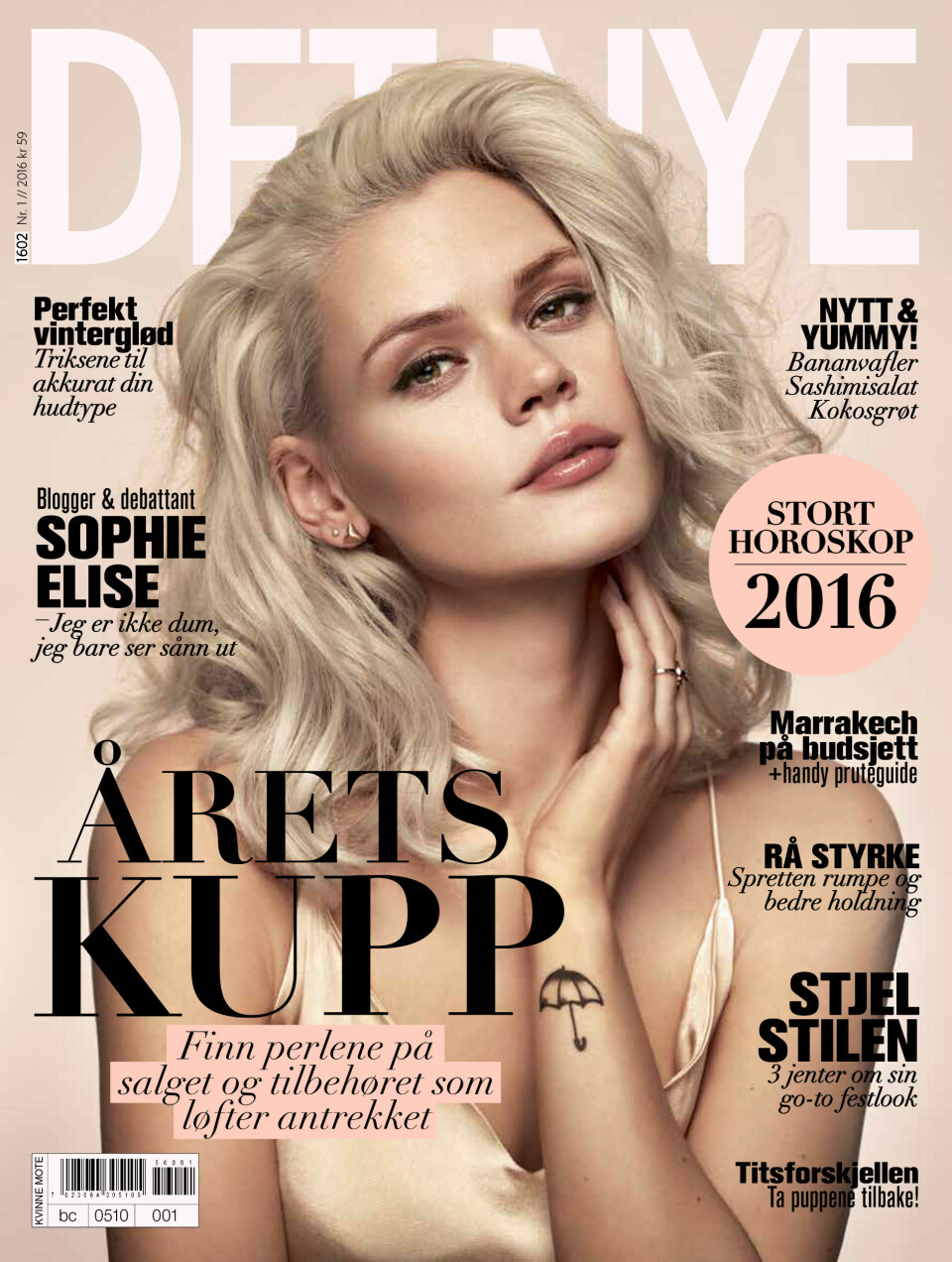 I BLADHYLLA NÅ: Hele intervjuet med Sophie Elise kan du lese i nyeste Det Nye.