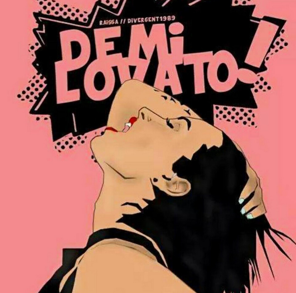 Og Demi Lovatos fanart er nesten popart. Dritkul!