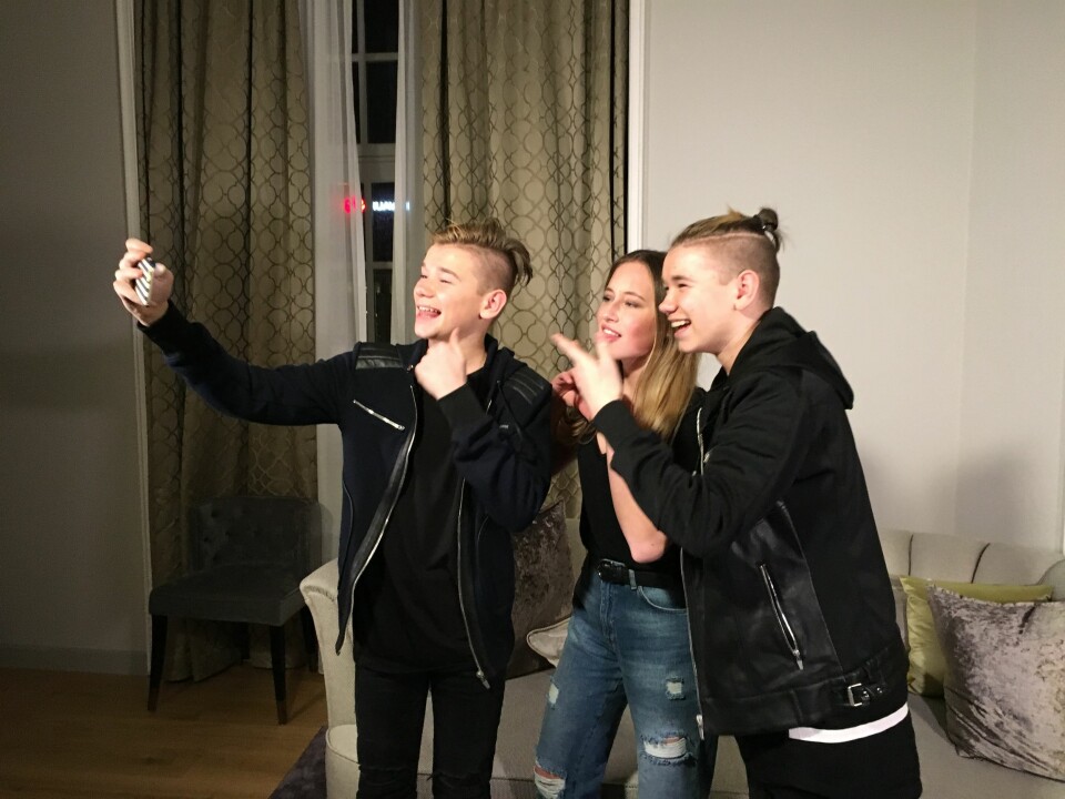 Se eksklusive bilder fra The Club Radio-intervjuet Jennie Sofie hadde med Marcus & Martinus her!