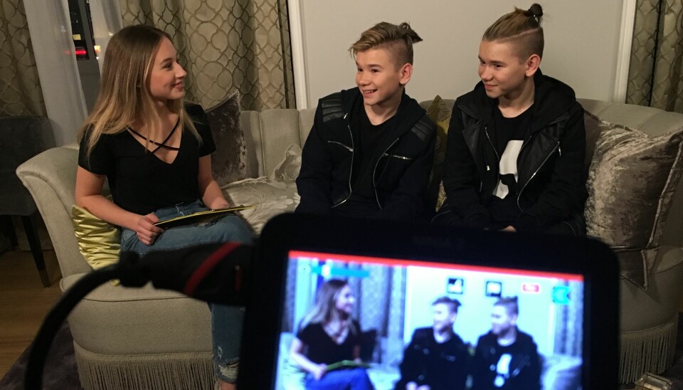 Se eksklusive bilder fra The Club Radio-intervjuet Jennie Sofie hadde med Marcus & Martinus her!