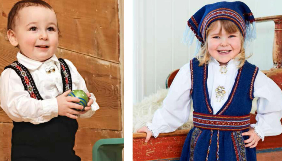 KLAR TIL 17. MAI: Her får du kjøpt oppskrift på festdrakt både til prinsen og prinsessen.