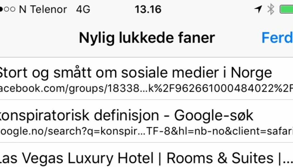 IPHONE TIPS: Visste du at du kan gjenopprette skjulte faner eller gå fra mobil- til desktopversjon med ett trykk? PRINTSCREEN: Apple iPhone 6PRINTSCREEN: Apple iPhone 6