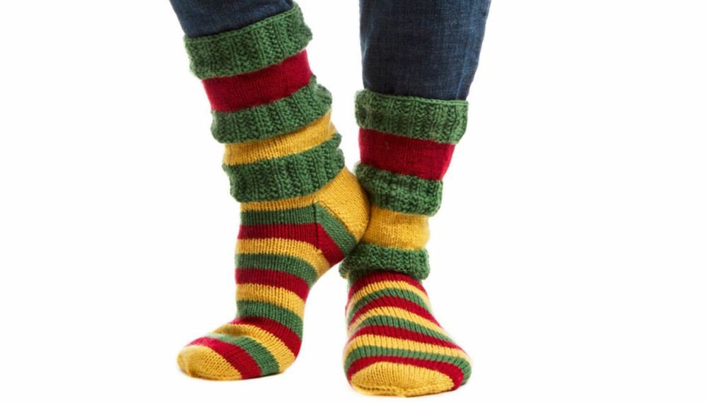 SJOKOLADESOKKER: Disse sokkene passer perfekt til påsken
