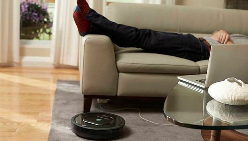 Støvsugeren iRobot-Roomba
eliminerer ikke behovet for
støvsuging, men gjør livet litt
lettere i hverdagen.