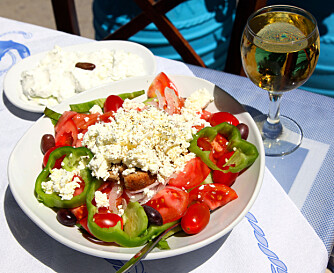GRESKE GODER: I Hellas kan du nyte mye god mat.