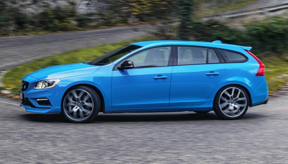 VOLVO V60: Polestar er Volvos spesialavdeling som leverer Volvo-modeller med kraftigere ytelser og stivere fjæring. ALLE FOTO: Volvo VOLVO V60: Polestar er Volvos spesialavdeling som leverer Volvo-modeller med kraftigere ytelser og stivere fjæring. ALLE FOTO: Volvo