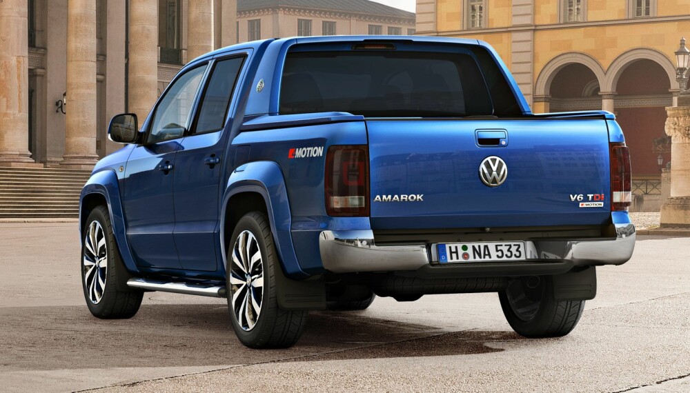 MER LAST: Det vil ifølge VW etter hvert bli mulig å få Amarok med en hengervekt på 3,5 tonn, akkurat som mange av konkurrentene.