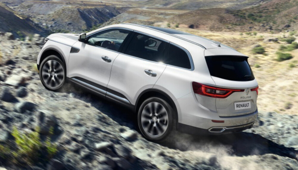 HYTTEVEIEN: Koleos har en bakkeklaring på 21,3 centimeter, og en frivinkel foran og bak på henholdsvis 19 og 26 grader. HYTTEVEIEN: Koleos har en bakkeklaring på 21,3 centimeter, og en frivinkel foran og bak på henholdsvis 19 og 26 grader.