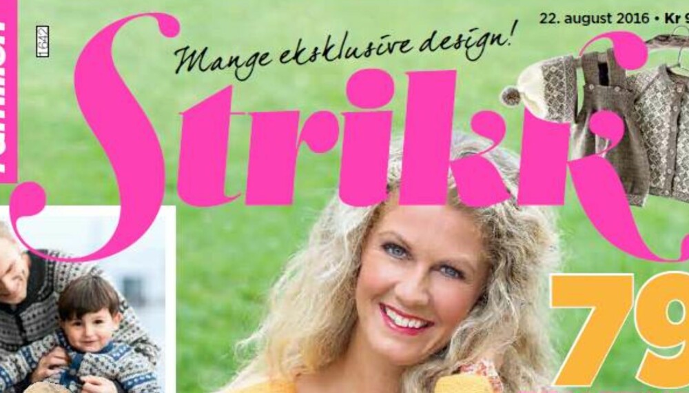 Send SMS med kodeord Strikk16 til 2205 for å bestille bladet. Det sendes deg portofritt. Husk å skrive navn og adresse i meldingen etter kodeordet. Send SMS med kodeord Strikk16 til 2205 for å bestille bladet. Det sendes deg portofritt. Husk å skrive navn og adresse i meldingen etter kodeordet.