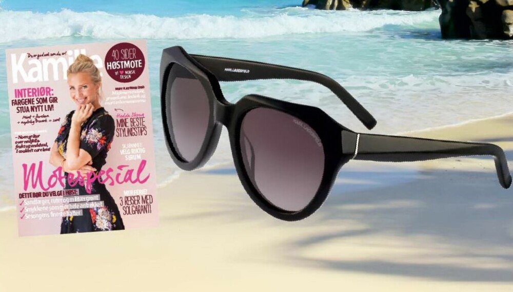 Vinn solbriller fra Karl Lagerfeld/Specsavers.