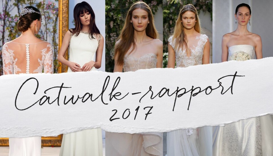 De 10 største brudekjoletrendene for 2017