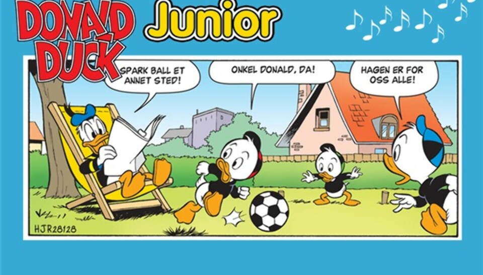 Donald Duck Junior med lyd!