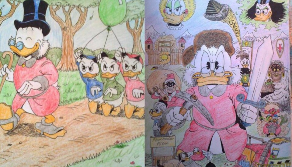 A.and er en god tegner!