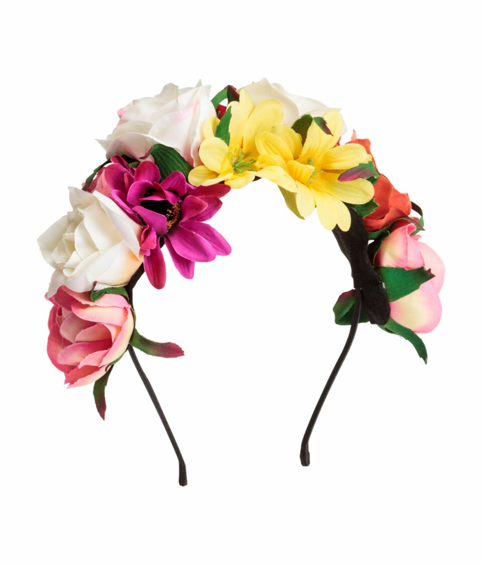 Hårbøyle med blomster fra HM, kr 129.