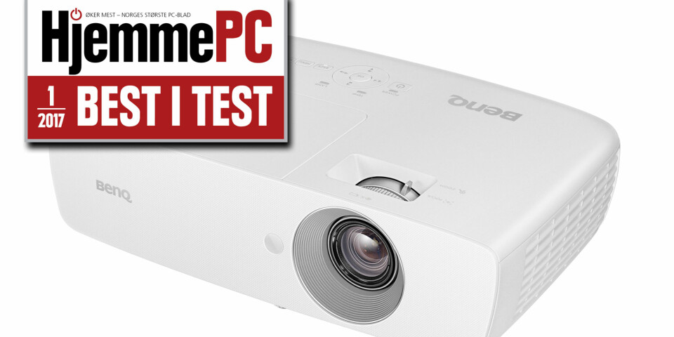 IMPONERT: Benq W1090 leverer en flott balanse mellom lysstyrke og sortnivå. IMPONERT: Benq W1090 leverer en flott balanse mellom lysstyrke og sortnivå.