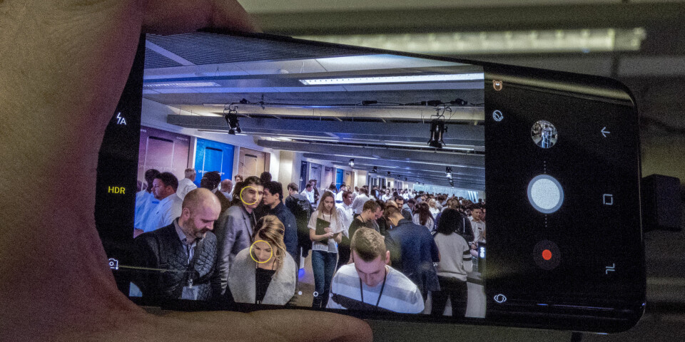 KAMERAFUNKSJON: Vi fikk prøvd kamerafunksjonen på S8 og synes den er kjapp og responsiv på avtrekkeren.