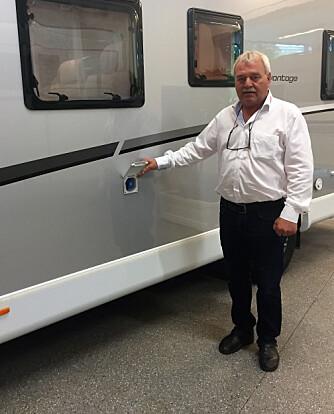 Teknisk sjef Bent Borge hos caravangigant Askjems. Teknisk sjef Bent Borge hos caravangigant Askjems.