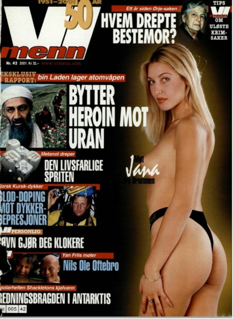 Artikkelen ble publisert i Vi Menn 42-2001.