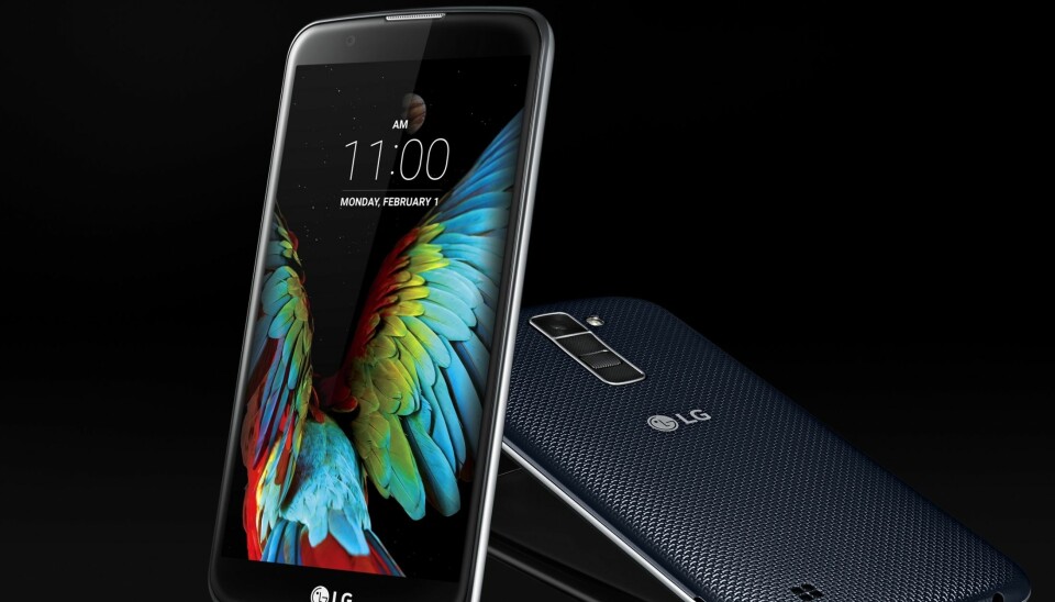 PEN: LG K10 blir en rimelig modell med en lav pris. Den får en skjerm på 5,3 tommer med 720 x 1280 pikslers oppløsning og et kamera med 13 megapikslers oppløsning.