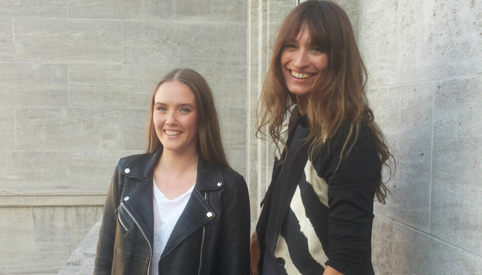 FRANSK STILIKON: Kamilles journalist Camilla Jorddal møtte den franske it-jenta Caroline de Maigret i Berlin.