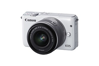 HYBRID: Canon EOS M10 er et nytt hybridkamera med en oppløsning på 18 megapiksler.