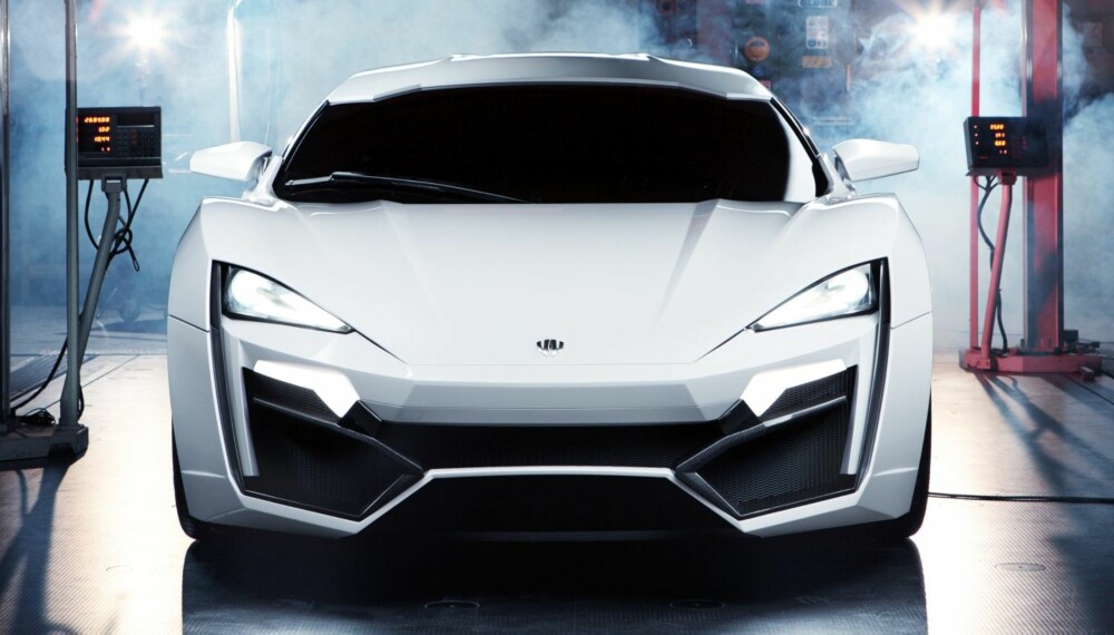 VIL DEN LYKKES: Lykan Hypersport ¿ første bil fra Midtøsten-baserte W Motors. FOTO: Produsent