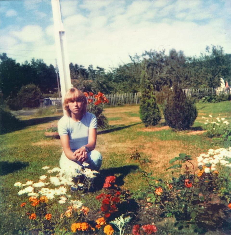 UNG: Heidi som 16-åring, og skoletiden er endelig slutt. Men år med mobbing har gjort ansiktet hardt, og sjelen har fått mange sår.