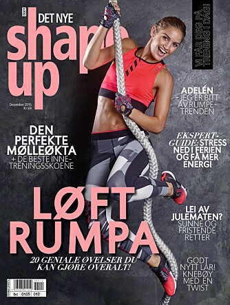 COVERJENTE: Adelén Rusillo Steen (19) pryder coveret på Det Nye ShapeUp, som er i salg nå. 