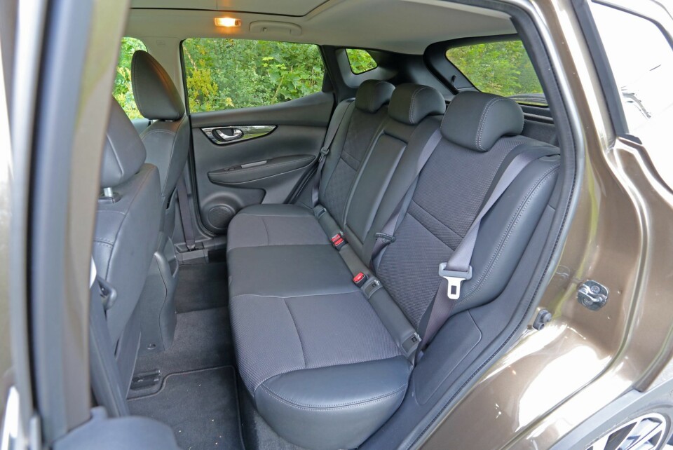 IKKE BEST: Verken baksete- eller bagasjeplassen er best i klassen, men det bør likevel være tilstrekkelig for de fleste.