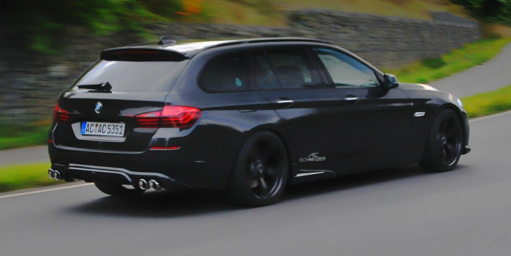 BMW: AC Schnitzer har flere programmer som gir kraftigere ytelser til BMW 5-serie. FOTO: Produsent