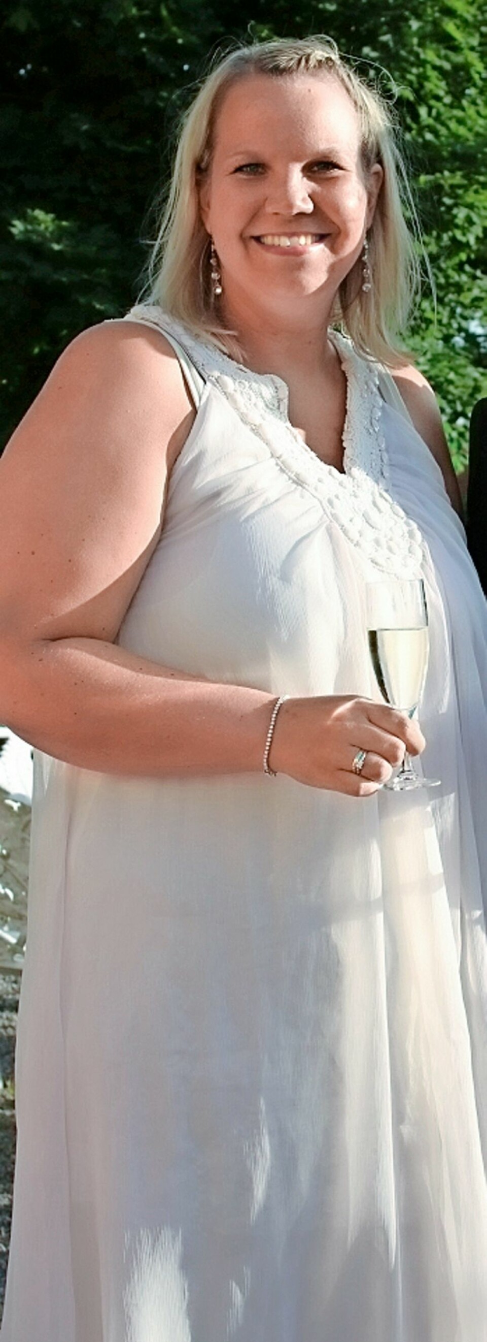 FØR: Elisabeth før hun begynte på Frisklivssentralen. (Foto: Privat)