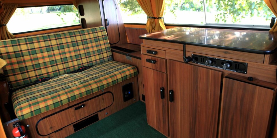 KLASSISK: Klassiske setetrekk signert Westfalia. FOTO: Egil Nordlien HM Foto