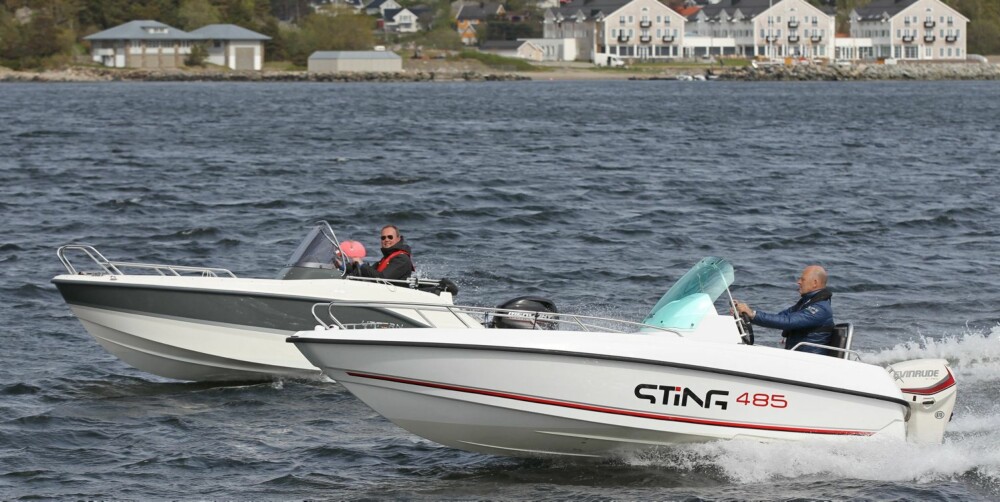 STING: Sting 485 har også blitt en meget vellykket småbåt. FOTO: Petter Handeland