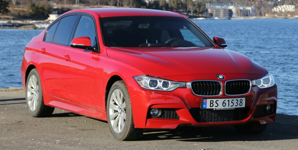 NEI TIL TRAKTORLYD: BMWs dieselmotor bruker mindre, men støyer langt mer enn bensinmotoren, som også er raskere. FOTO: Terje Bjørnsen