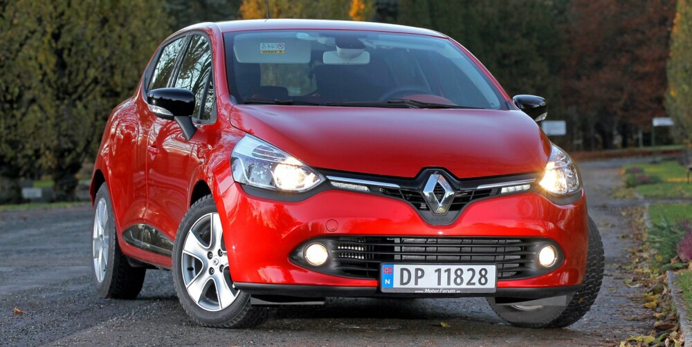OGSÅ GJERRIG: Renault Clio med diesel er en veldig sparsommelig bil. FOTO: Petter Handeland