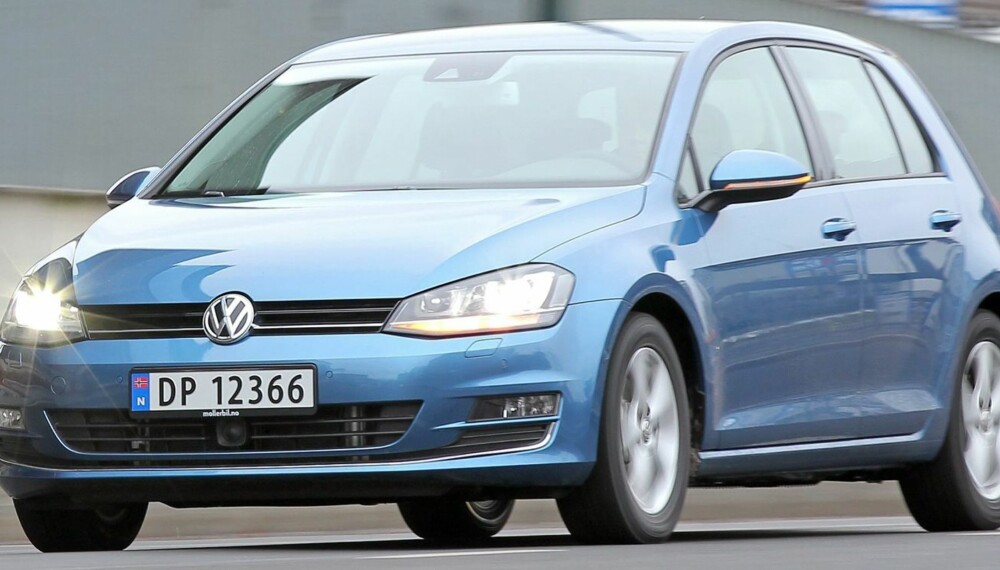 GOLF-KRIG: Er Norges mest solgte bil, VW Golf, best med bensin- eller dieselmotor? Testresultatene kan gi deg noen hint. FOTO: Petter Handeland GOLF-KRIG: Er Norges mest solgte bil, VW Golf, best med bensin- eller dieselmotor? Testresultatene kan gi deg noen hint. FOTO: Petter Handeland