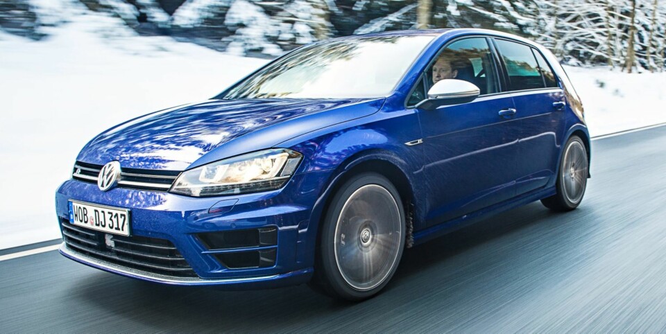 GOLF: I Norge koster VW Golf R fra 644 400 kroner