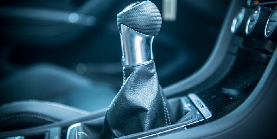 RIKTIG STANG: Den typiske ¿Golf-ballen¿ er på plass. I Norge blir det automat med padleårer.